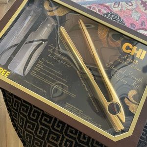 Chi Ceramic 1” flatiron (Gold)